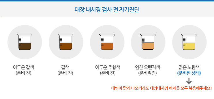 대장 내시경 검사 전 자가진단
